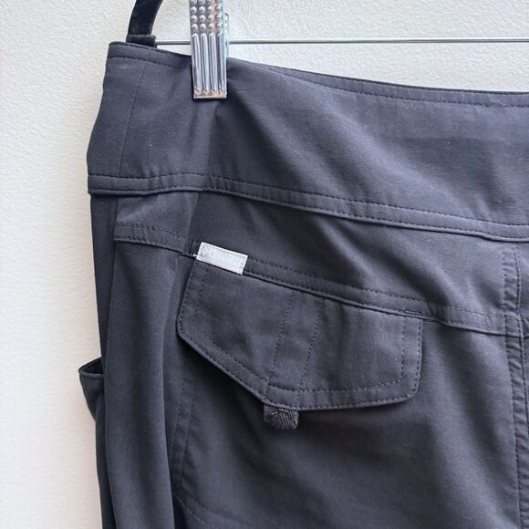 Columbia Just Right Straight Leg Pant Black Sz 12/44 Omni Shield Hiking Gorpcore - Picture 6 of 9